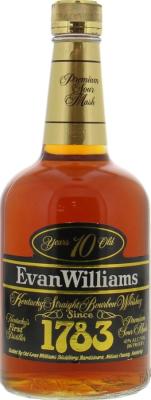 Evan Williams 10yo Kentucky Straight Bourbon Whisky 43% 750ml