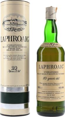 Laphroaig 10yo Francesco Cinzano Torino 43% 750ml