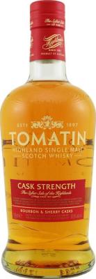 Tomatin Cask Strength Bourbon & Sherry 57.5% 700ml