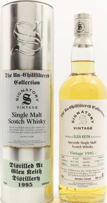 Glen Keith 1995 SV The Un-Chillfiltered Collection 18yo 171200 + 171201 46% 700ml