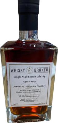 Tullibardine 2018 WhB Private Cask Red Wine Octave Air Mhisg 59.7% 700ml