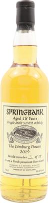 Springbank 18yo The Limburg Dozen Fresh Jamaican Rum Cask 58.6% 700ml