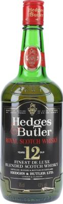 Hedges & Butler 12yo Finest De Luxe Blend 43% 750ml