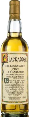 The Legendary 1989 BA Unfiltered single Cask 43% 700ml