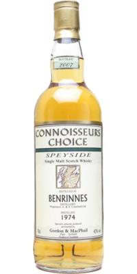 Benrinnes 1974 GM Connoisseurs Choice Refill Sherry Hogsheads 43% 700ml