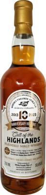 Blended Malt Whisky 2013 WFP Call of the Highlands Ex-Bourbon-Barrel & 1st Fill PX Sherry QC 10th Anniversary 58.4% 700ml