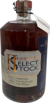 Heaven Hill 9yo Select Stock You Do Bourbon at Heaven Hill Bourbon Heritage Center 59.7% 750ml