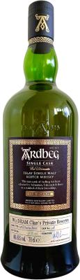 Ardbeg 2001 Refill Bourbon barrel Wu DRAM Clan's Private Reserve 46.6% 700ml