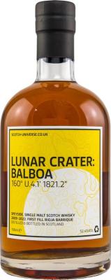 Scotch Universe Lunar Crater: Balboa 160 U.4.1 1821.2 1st Fill Rioja Barrique 52.4% 700ml