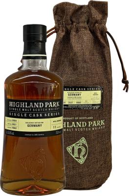 Highland Park 2009 Refill Hogshead Germany 63.6% 700ml