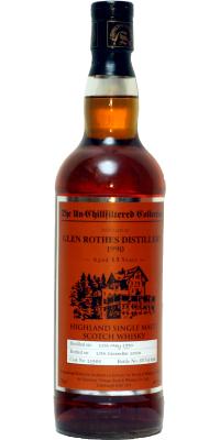 Glenrothes 1990 SV The Un-Chillfiltered Collection Sherry Cask #10985 World of Whisky St. Moritz 46% 700ml
