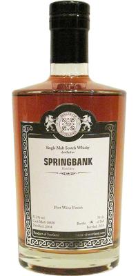 Springbank 2004 MoS Warehouse Range Port Wine Finish 51.2% 700ml