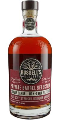 Russell's Reserve 2009 Single Barrel Private Barrel Selection 19-0231 Binny's Beverage Depot 55% 750ml