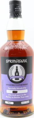 Springbank Barley to Bottle Tour 2023 14yo Fresh Sherry 14yo Refill Sherry Marcin Lason 79% 700ml