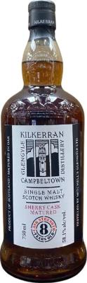 Kilkerran 8yo Sherry Cask Matured 58.1% 750ml