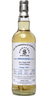 Bruichladdich 1989 SV The Un-Chillfiltered Collection 07/372/1 + 2 46% 700ml