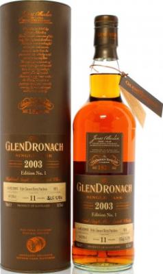 Glendronach 2003 Single Cask Pedro Ximenez Sherry Puncheon #691 54.5% 700ml