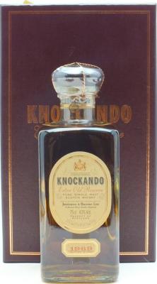 Knockando 1969 XO Reserve Square Decanter Justerini & Brooks Ltd 43% 700ml