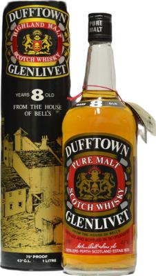 Dufftown 8yo Pure Malt Arthur Bell & Sons 43% 750ml