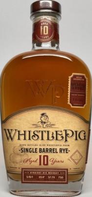 WhistlePig 10yo Single Barrel Rye #2384 Squealer 59% 750ml