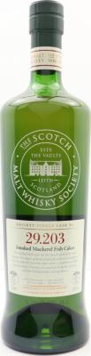 Laphroaig 1999 SMWS 29.203 Smoked Mackerel Fish Cakes 17yo Refill Ex-Bourbon Barrel 59.4% 700ml