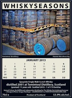 Tomintoul 2001 WF White Oak Cask peated 53.9% 700ml