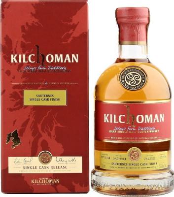 Kilchoman 2014 Sauternes finish 55.2% 700ml