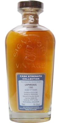 Laphroaig 1990 SV Cask Strength Collection Bourbon Barrels 08/44 + 08/46 51.3% 700ml