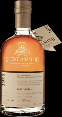 Glenglassaugh 1976 Rare Cask Release Oloroso Sherry Hogshead 1271/1 The Whisky Hoop 42.9% 700ml