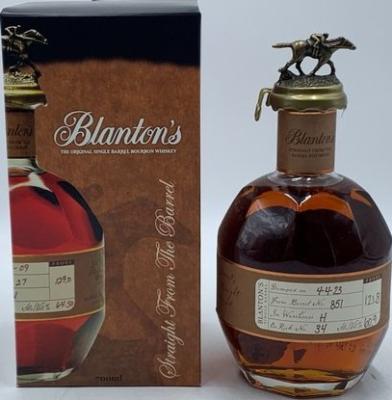 Blanton's Straight From The Barrel #4 Charred American White Oak Barrel 60.9% 700ml