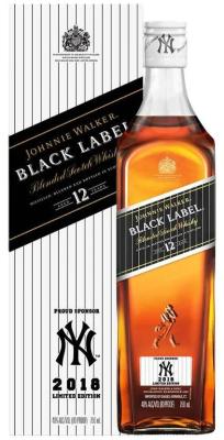 Johnnie Walker Black Label New York Yankees 40% 750ml