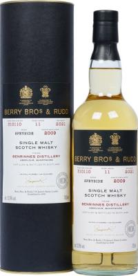 Benrinnes 2009 BR 11yo #310110 52.9% 700ml