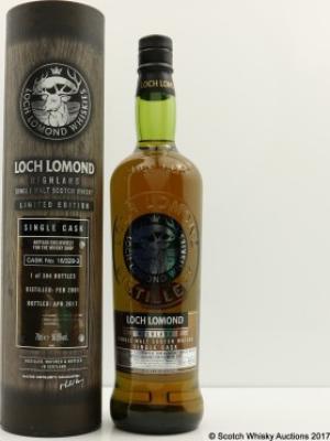 Loch Lomond 2001 Single Cask Limited Edition 16/329-2 The Whisky Shop Exclusive 56.5% 700ml