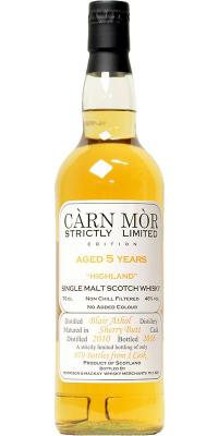 Blair Athol 2010 MMcK Carn Mor Strictly Limited Edition Sherry Butt 46% 700ml