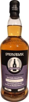 Springbank Barley to Bottle Tour 2022 Barley to Bottle Rum Bourbon 18% Sherry 15% Sautern 40% 700ml