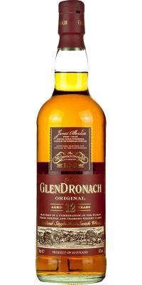 Glendronach 12yo Original Highland Single Malt Scotch Whisky Pedro Ximenez and Oloroso Sherry 43% 700ml