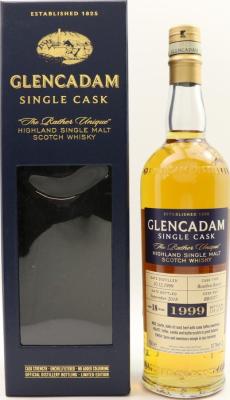 Glencadam 1999 Single Cask Bourbon Barrel BB 3077 57.7% 700ml