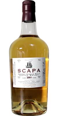 Scapa 2001 GM Single Cask 1st Fill Bourbon Barrel #1018 LMDW 45% 700ml