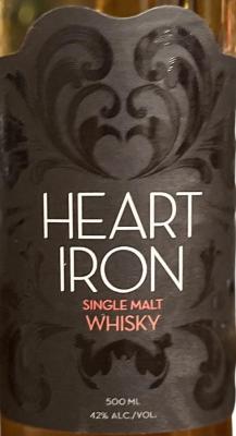 Heart Iron Single Malt Whisky Distillery Bottling 42% 500ml