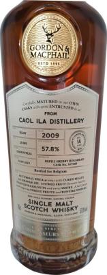 Caol Ila 2009 GM Connoisseurs Choice Cask Strength Refil Sherry Hogshead Belgium 57.8% 700ml