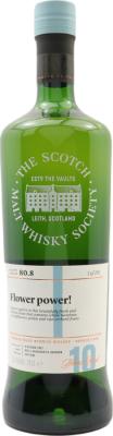 Glen Spey 2007 SMWS 80.8 Flower power Refill Ex-Bourbon Hogshead 55.3% 700ml