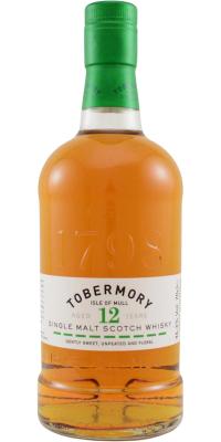Tobermory 12yo 1st fill ex-bourbon & virgin oak 46.3% 700ml