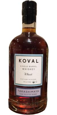 Koval Single Barrel Wheat Takashimaya 55% 750ml