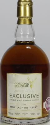 Mortlach 1998 GM Exclusive 1st Fill Sherry Butt #14460 Gordon & MacPhail Shop Elgin 50% 700ml