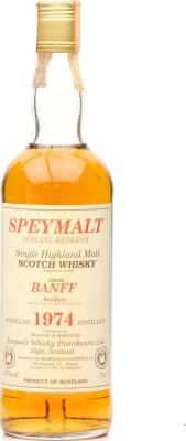 Banff 1974 GM Speymalt Special Reserve Importato da Meregalli Giuseppe 40% 750ml