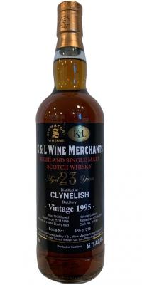 Clynelish 1995 SV K&L Wine Merchants Refill Sherry Butt #11239 56.1% 750ml