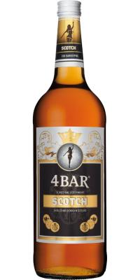 4 Bar Scotch Blended Rare Scotch Whisky 40% 1000ml