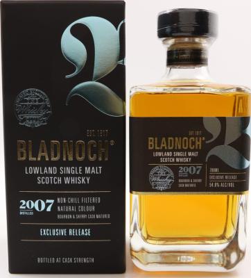 Bladnoch 2007 The Whisky Club 54.8% 700ml