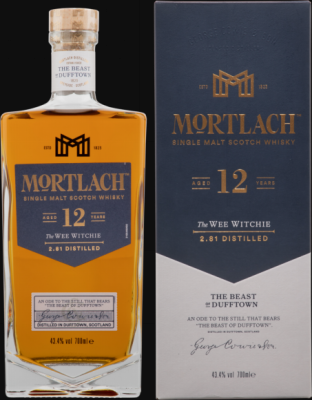 Mortlach 12yo The Wee Witchie Ex-Sherry and Ex-Bourbon 43.4% 700ml