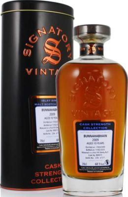 Bunnahabhain 2009 SV Cask Strength Collection First Fill Sherry Butt #900075 68.5% 700ml